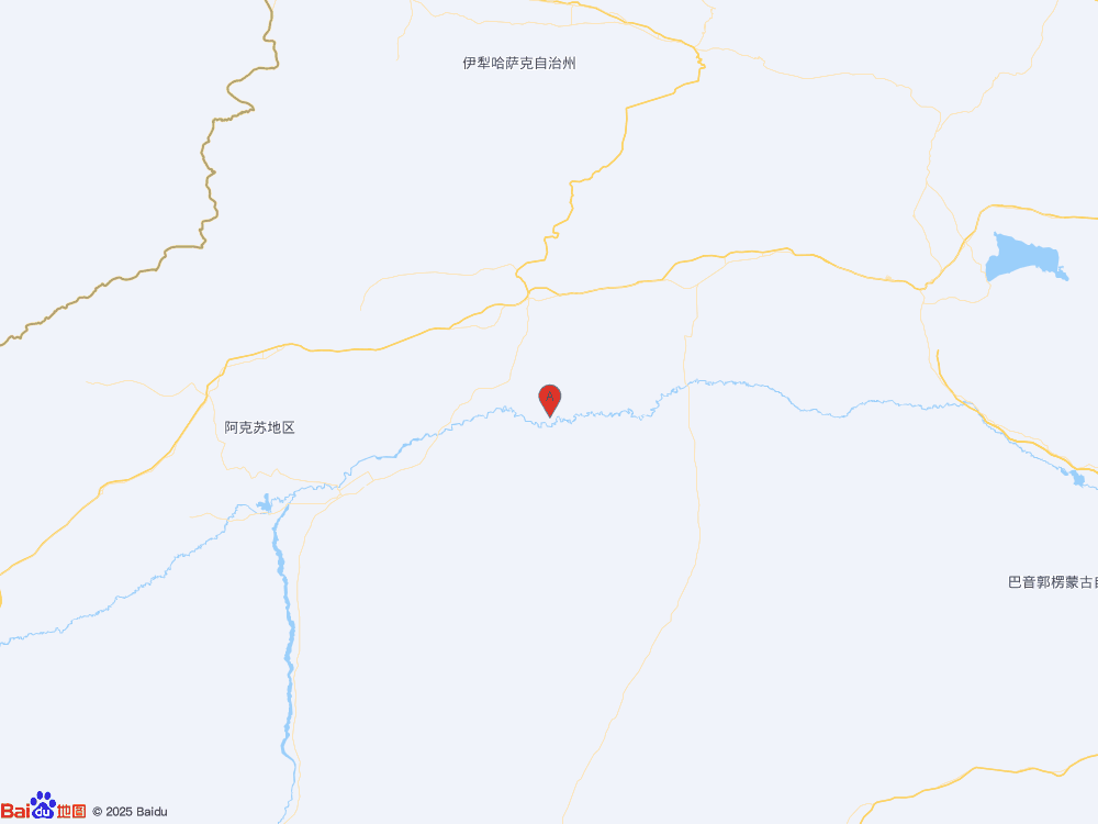 新疆阿克苏地区沙雅县发生3.1级地震